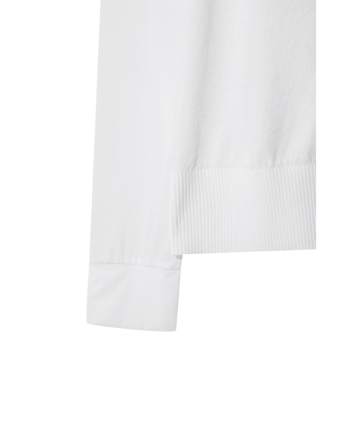 왁(WAAC) Women Color Block Knit Hybrid Polo WWTBM26206WHX