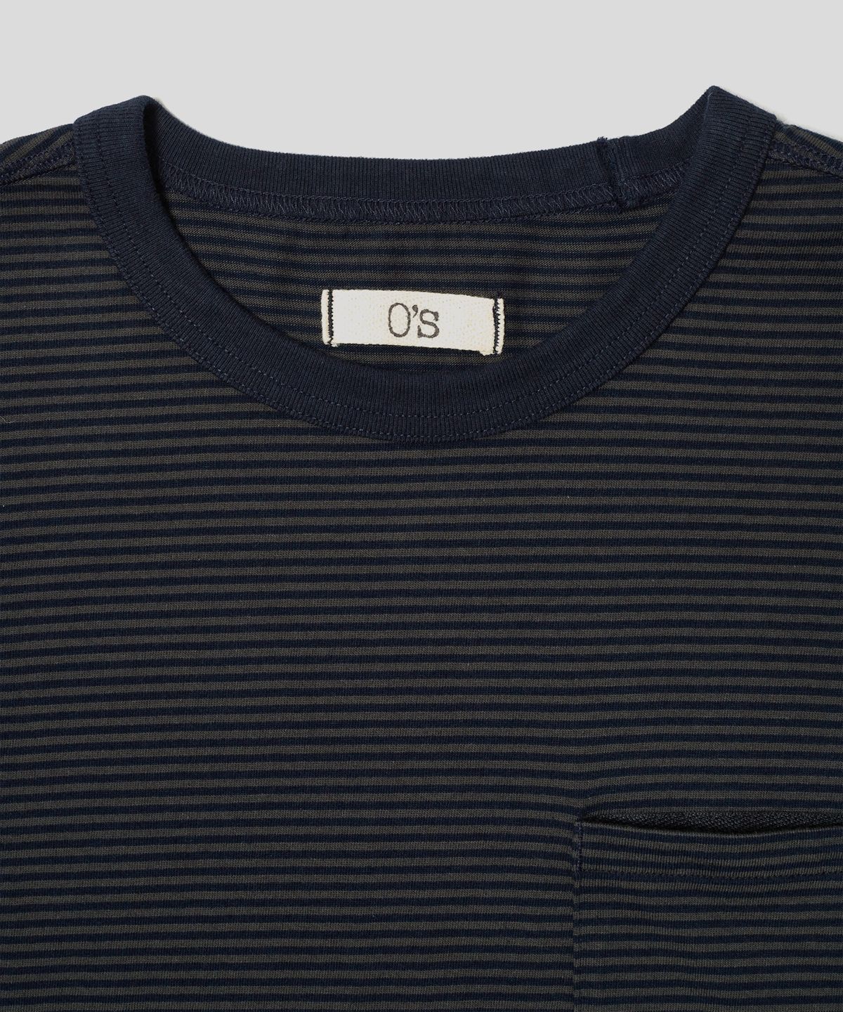 온셋(ONSET) STEADY STRIPE LONG SLEEVE T SHIRTS (NAVY/CHARCOAL)
