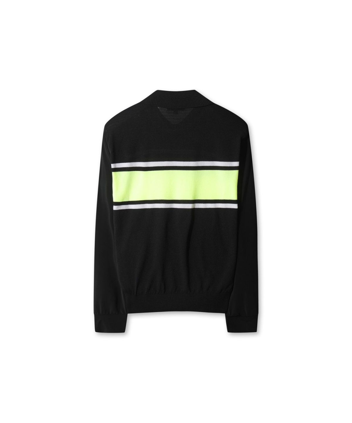 왁(WAAC) Women Color Block Knit Hybrid Polo WWTBM26206BKX