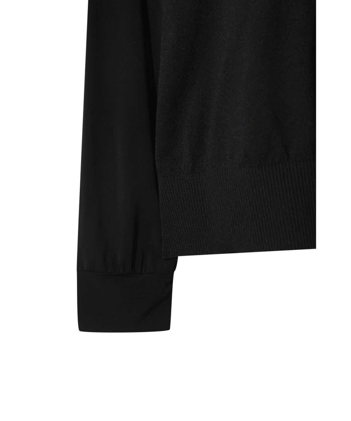 왁(WAAC) Women Color Block Knit Hybrid Polo WWTBM26206BKX