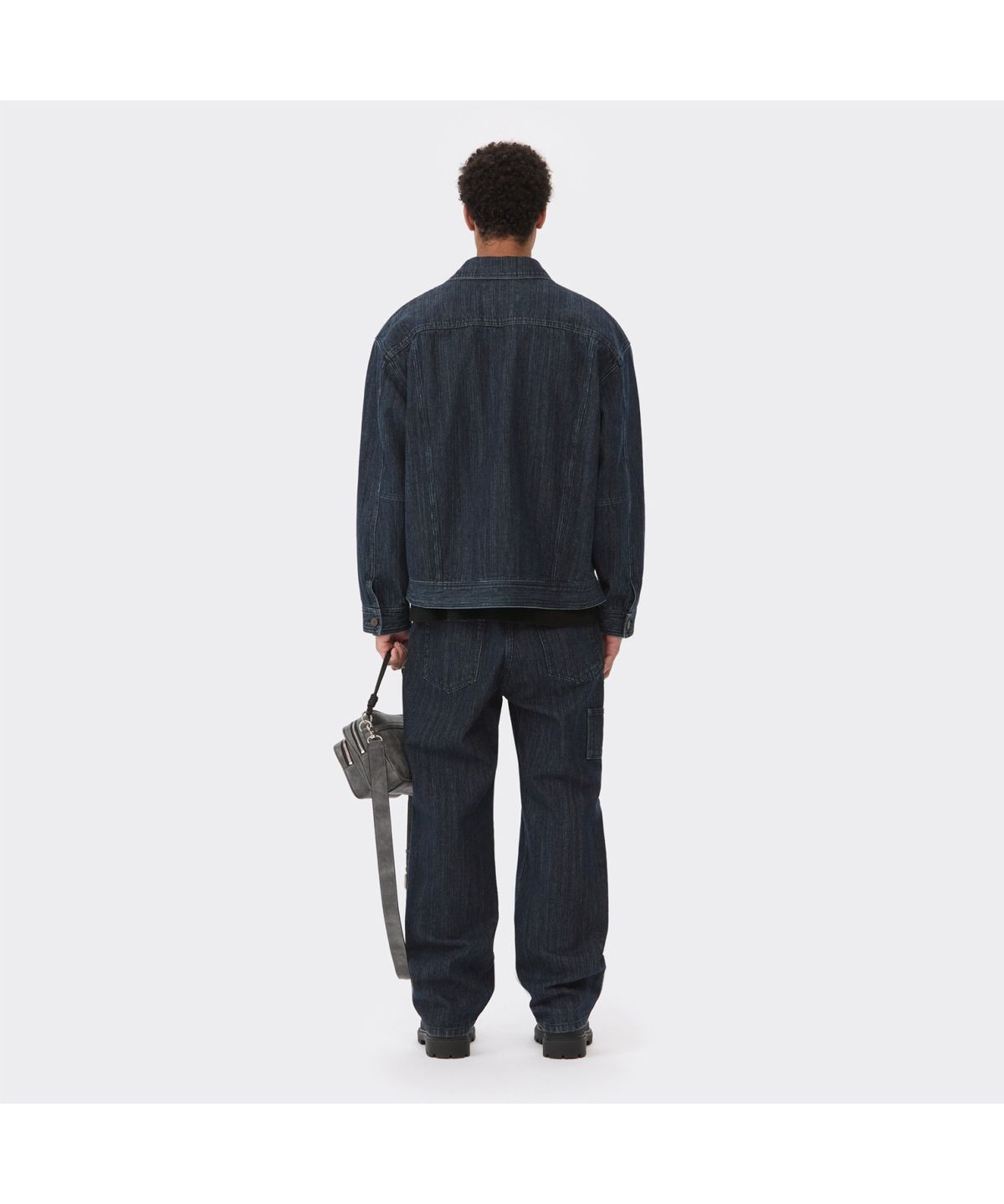 커스텀멜로우(CUSTOMELLOW) Blue Wale Denim Trucker Jacket CWJAS26122BUX