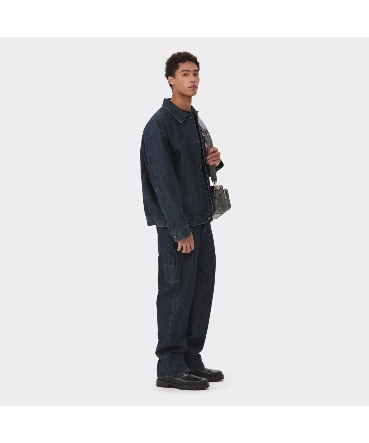 커스텀멜로우(CUSTOMELLOW) Blue Wale Denim Trucker Jacket CWJAS26122BUX