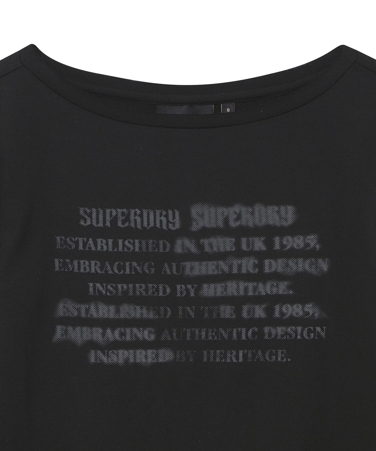 슈퍼드라이(SUPERDRY) 우먼스 커팅 롱슬리브 블랙 SDFILCQ45BLK