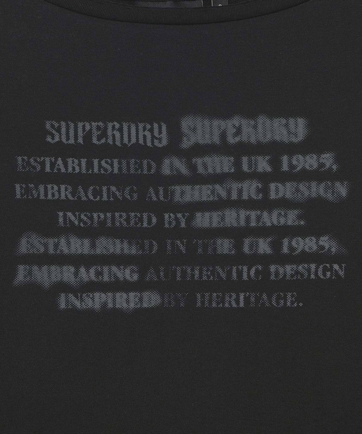 슈퍼드라이(SUPERDRY) 우먼스 커팅 롱슬리브 블랙 SDFILCQ45BLK