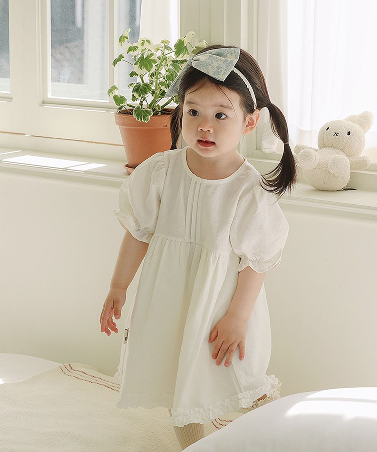 아림클로젯(ARIMCLOSET) 우리 쪼꼬미의 청순함을 책임질게요 - 아기 반팔 원피스