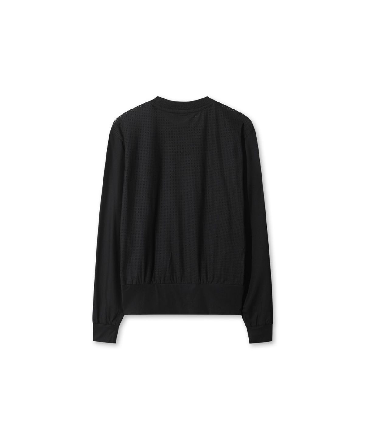 왁(WAAC) Women Cool Puff Punching Sweatshirt WWTBM26203BKX