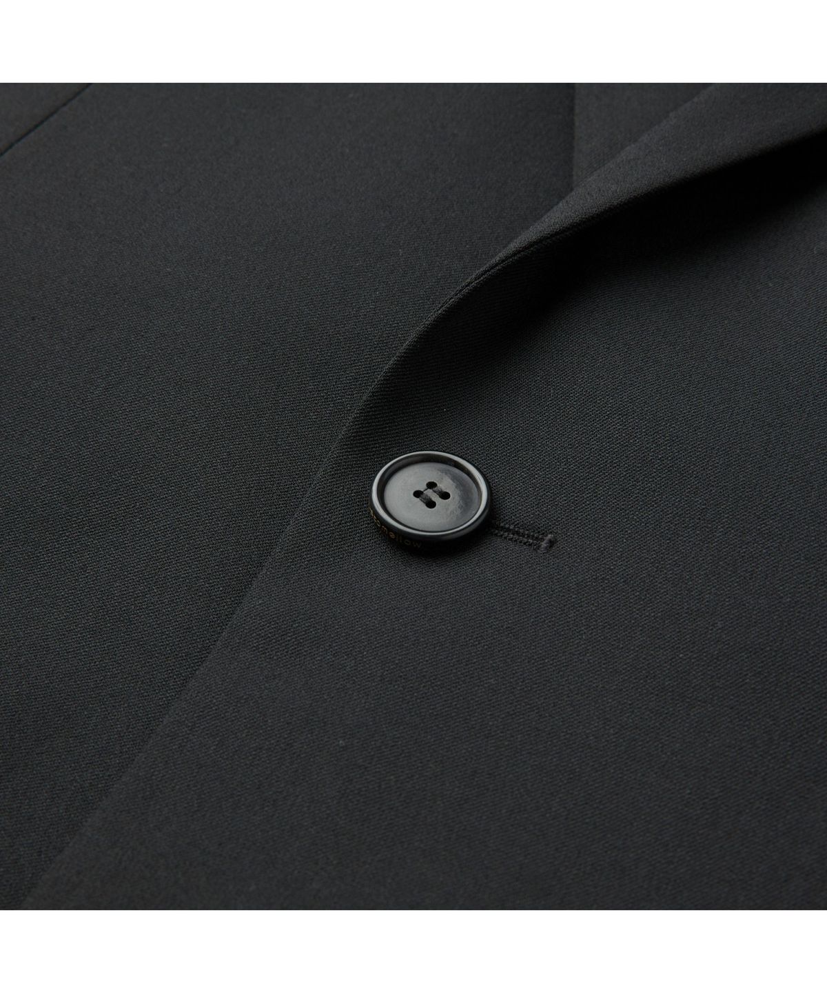 커스텀멜로우(CUSTOMELLOW) Black Relaxed Fit Wool Blended Setup Jacket CWJAS26221BKX