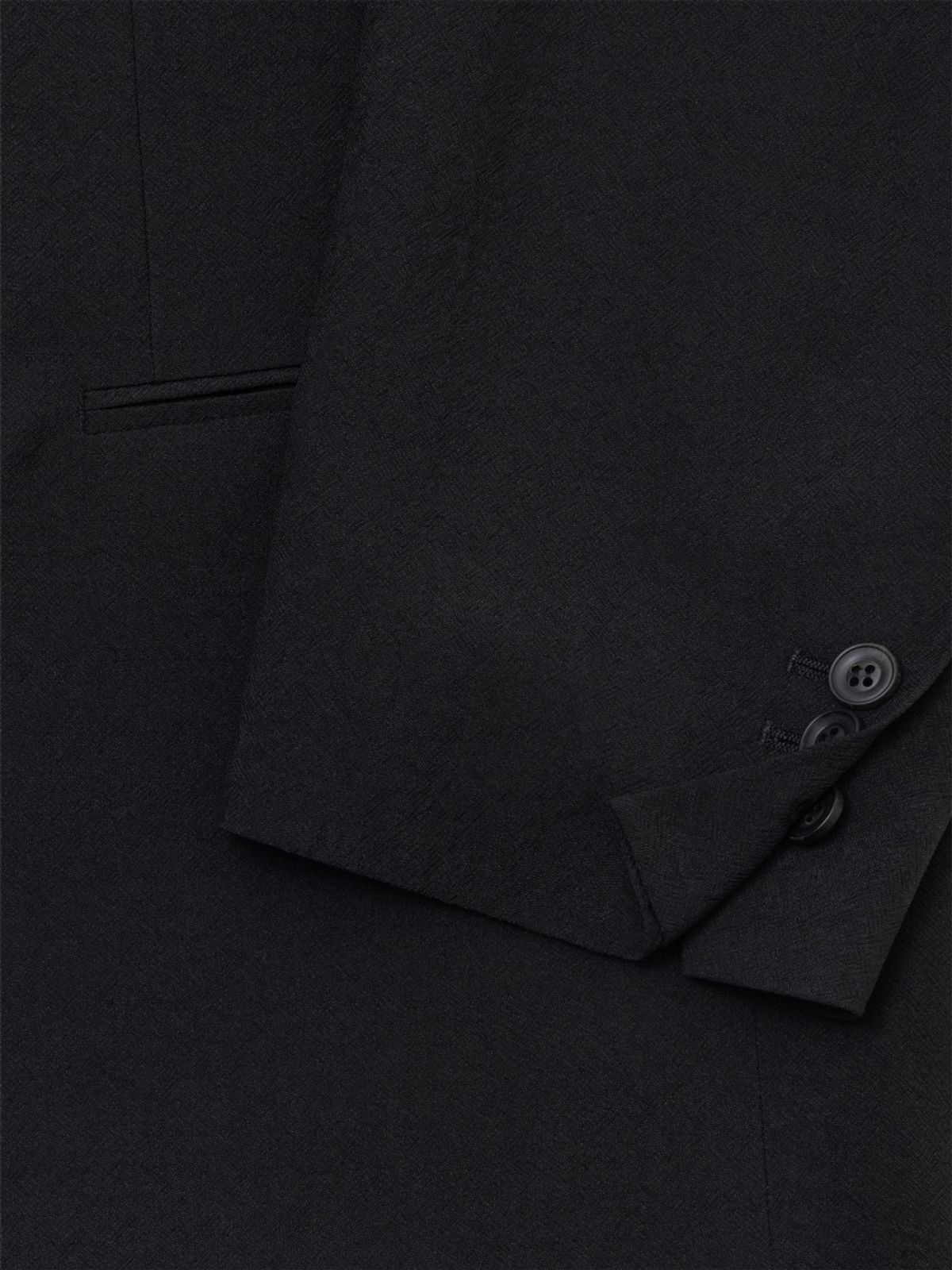 아틀리에 델디오(ATELIER DELDIO) 트로피컬 울 도비 테일러드 재킷 (BLACK)