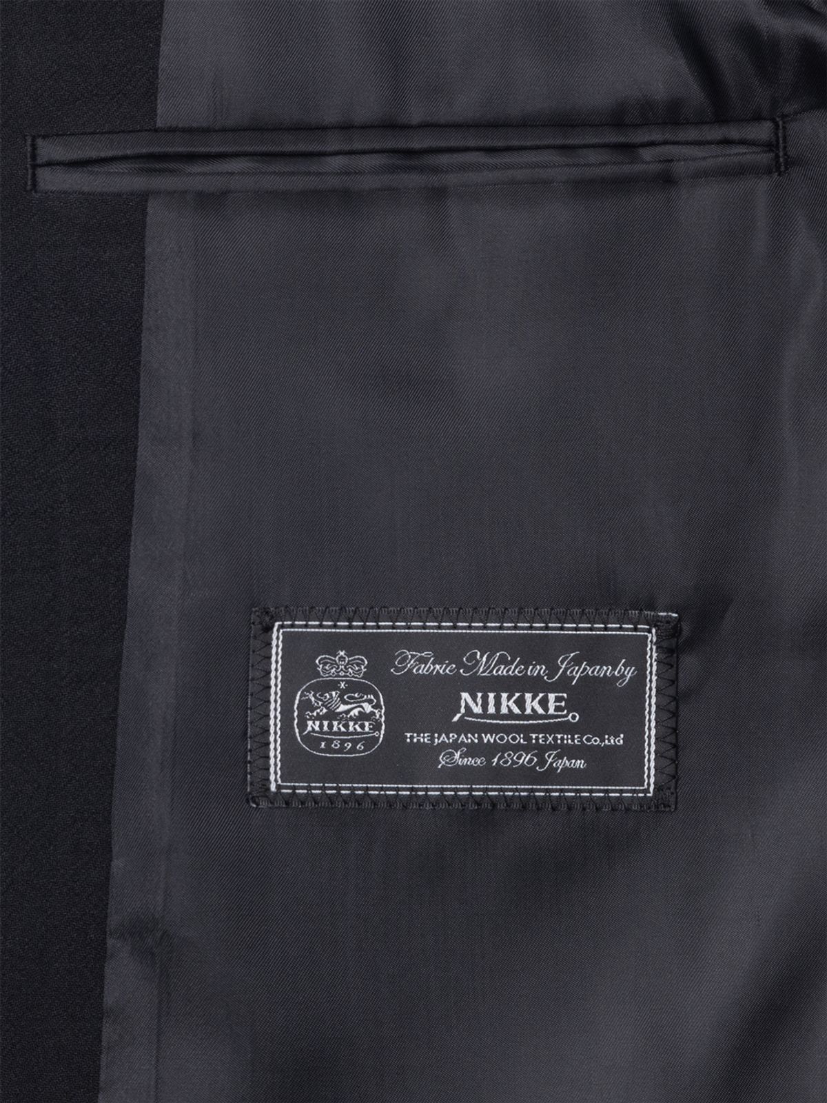 아틀리에 델디오(ATELIER DELDIO) 트로피컬 울 도비 테일러드 재킷 (BLACK)