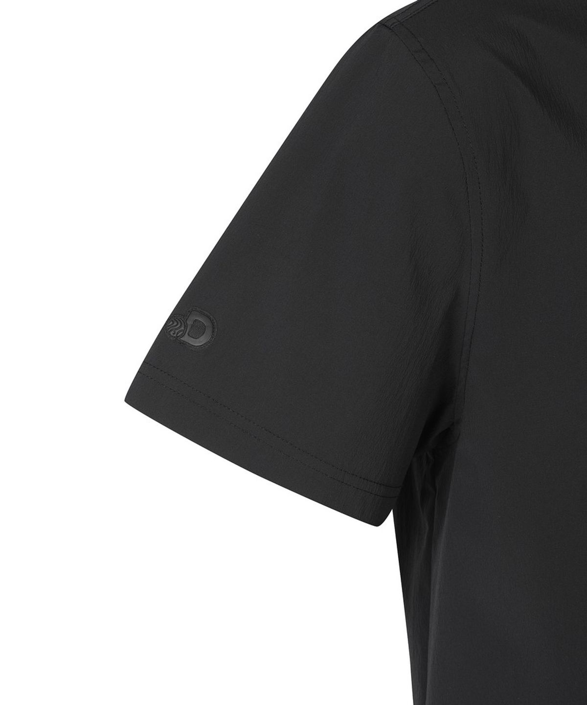 디스커버리 익스페디션(DISCOVERY EXPEDITION) 남성 프레시벤트 우븐 카라티 (BLACK)
