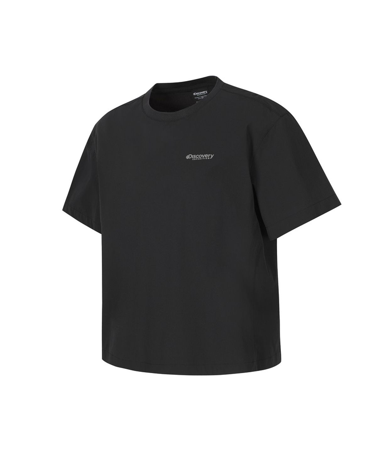 디스커버리 익스페디션(DISCOVERY EXPEDITION) 여성 프레시벤트 에어닷 우븐 반팔티셔츠 (BLACK)