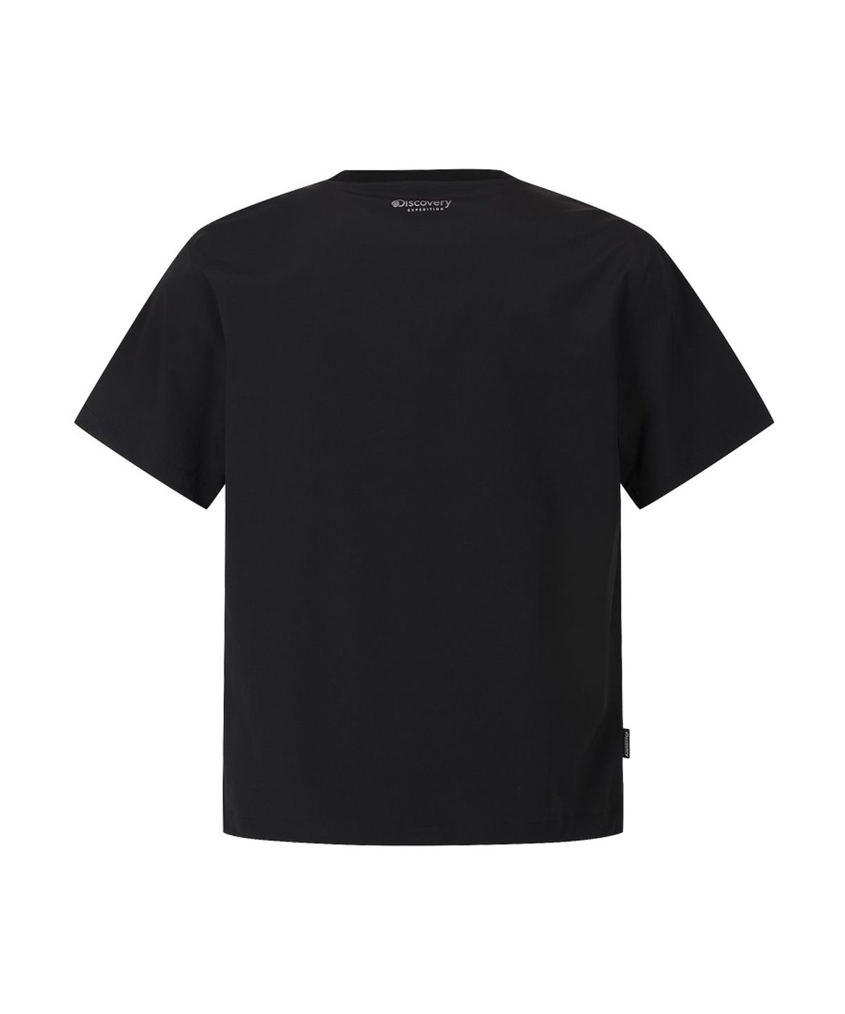 디스커버리 익스페디션(DISCOVERY EXPEDITION) 유니 프레시벤트 에센셜 우븐 반팔티셔츠 (BLACK)