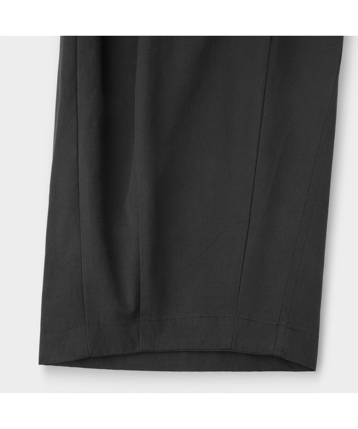 커스텀멜로우(CUSTOMELLOW) Black Volume Cotton Pants CWPAM26343BKX