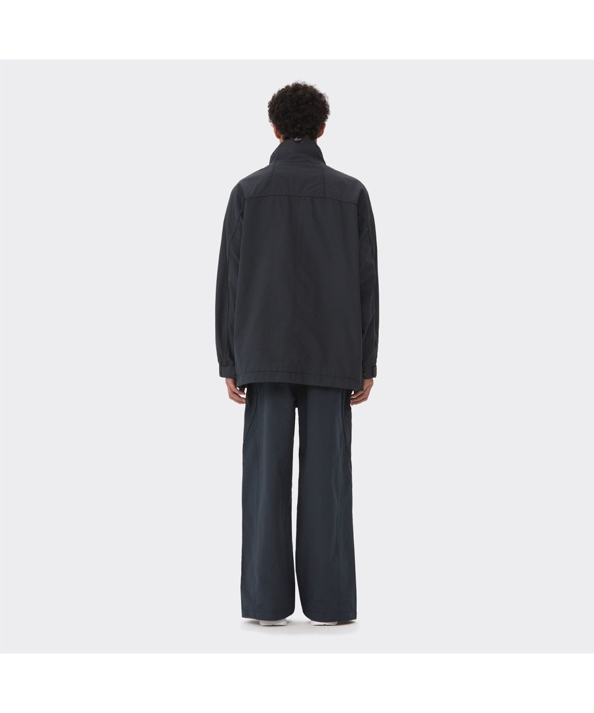커스텀멜로우(CUSTOMELLOW) Grey Zip Curved Track Pants CWPAM26353GYD