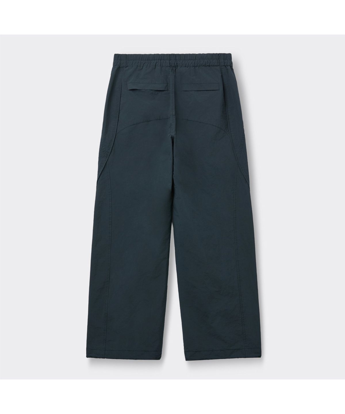 커스텀멜로우(CUSTOMELLOW) Grey Zip Curved Track Pants CWPAM26353GYD