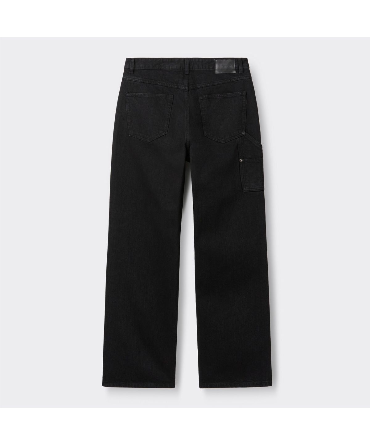 커스텀멜로우(CUSTOMELLOW) Black Carpenter Detail Wale Jeans CWPAM26381BKX