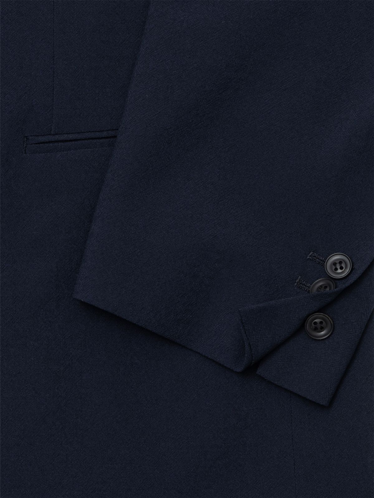 아틀리에 델디오(ATELIER DELDIO) 트로피컬 울 도비 테일러드 재킷 (NAVY)