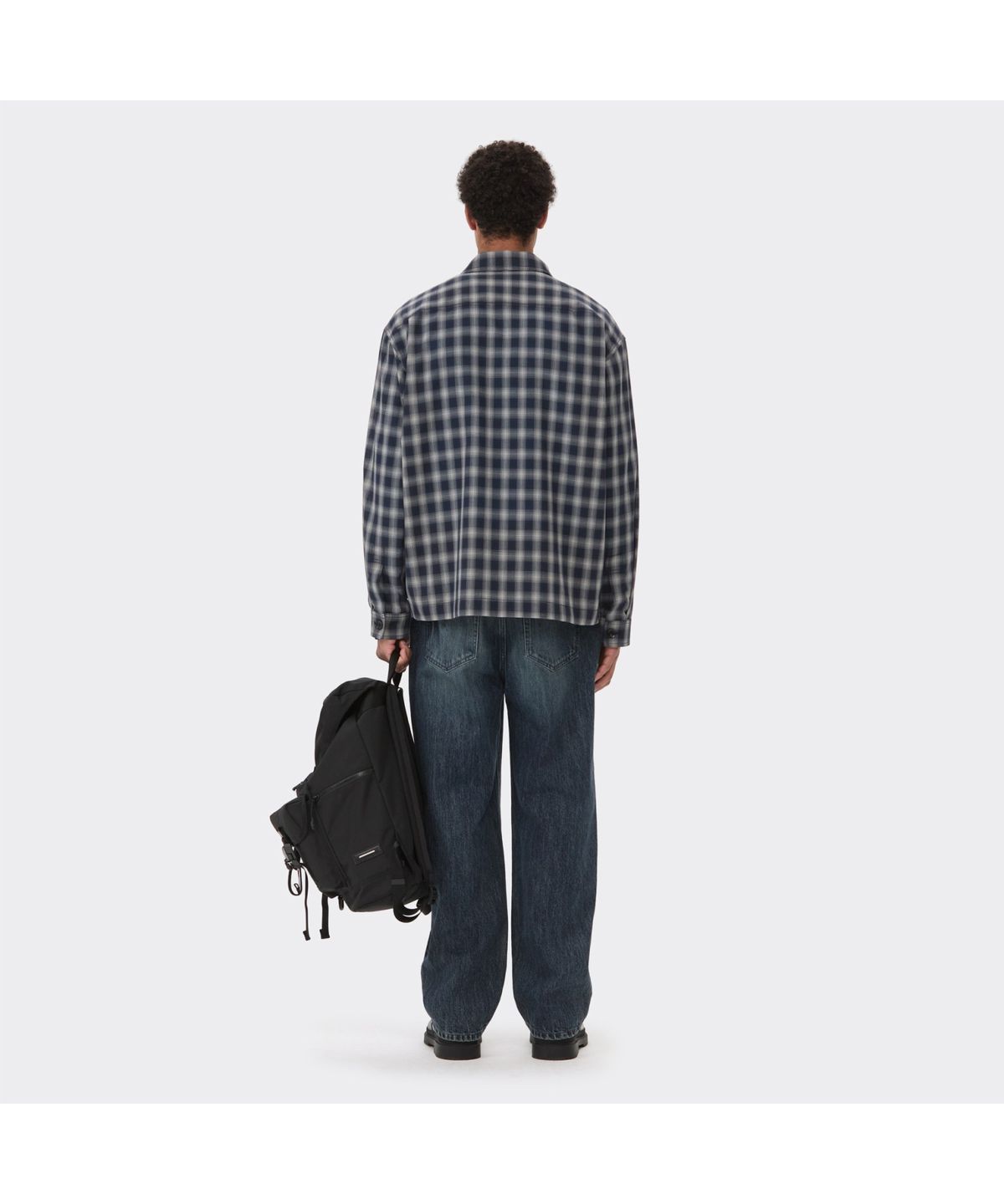 커스텀멜로우(CUSTOMELLOW) Blue Straight Fit Jeans CWPAM26382BUX
