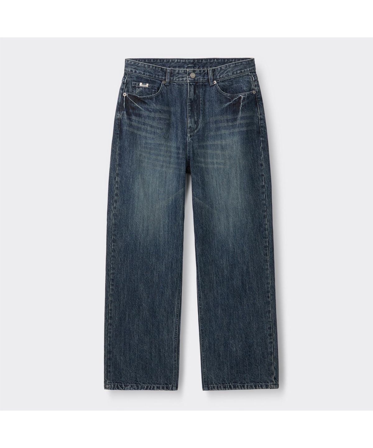 커스텀멜로우(CUSTOMELLOW) Blue Straight Fit Jeans CWPAM26382BUX