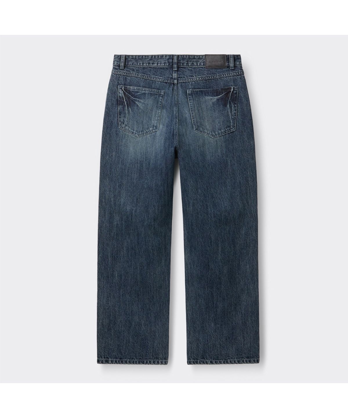 커스텀멜로우(CUSTOMELLOW) Blue Straight Fit Jeans CWPAM26382BUX