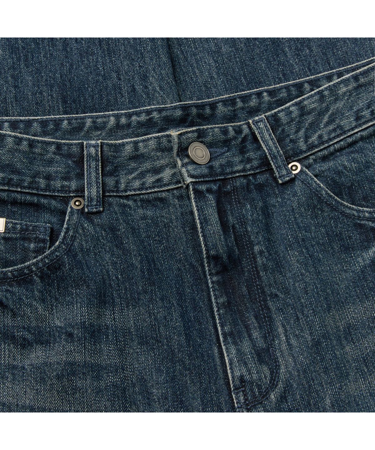 커스텀멜로우(CUSTOMELLOW) Blue Straight Fit Jeans CWPAM26382BUX