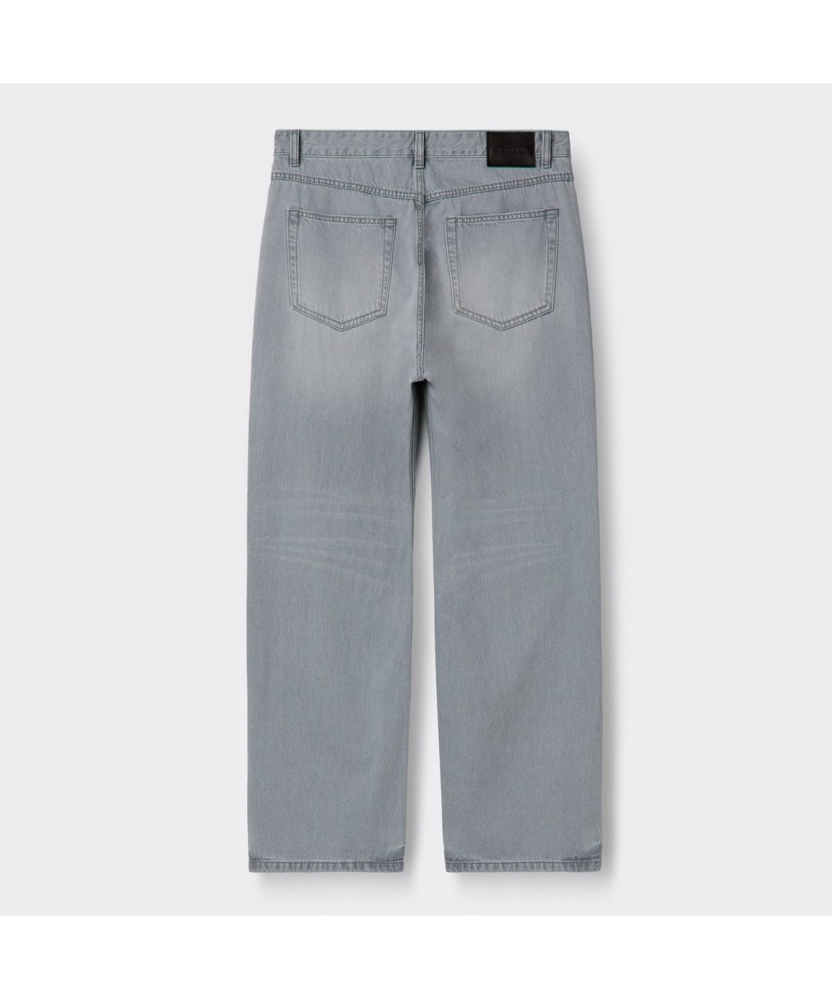 커스텀멜로우(CUSTOMELLOW) Grey Straight Fit Jeans CWPAM26384GYX