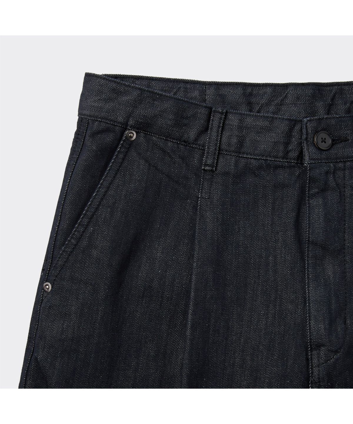 커스텀멜로우(CUSTOMELLOW) Blue One Tuck Jeans CWPAM26389BUX