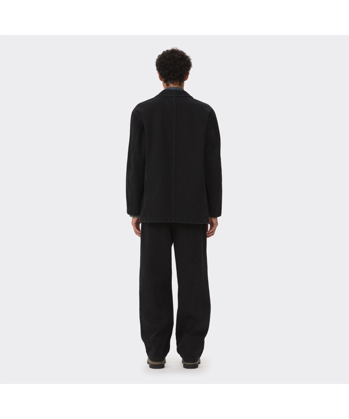커스텀멜로우(CUSTOMELLOW) Black One Tuck Jeans CWPAM26390BKX