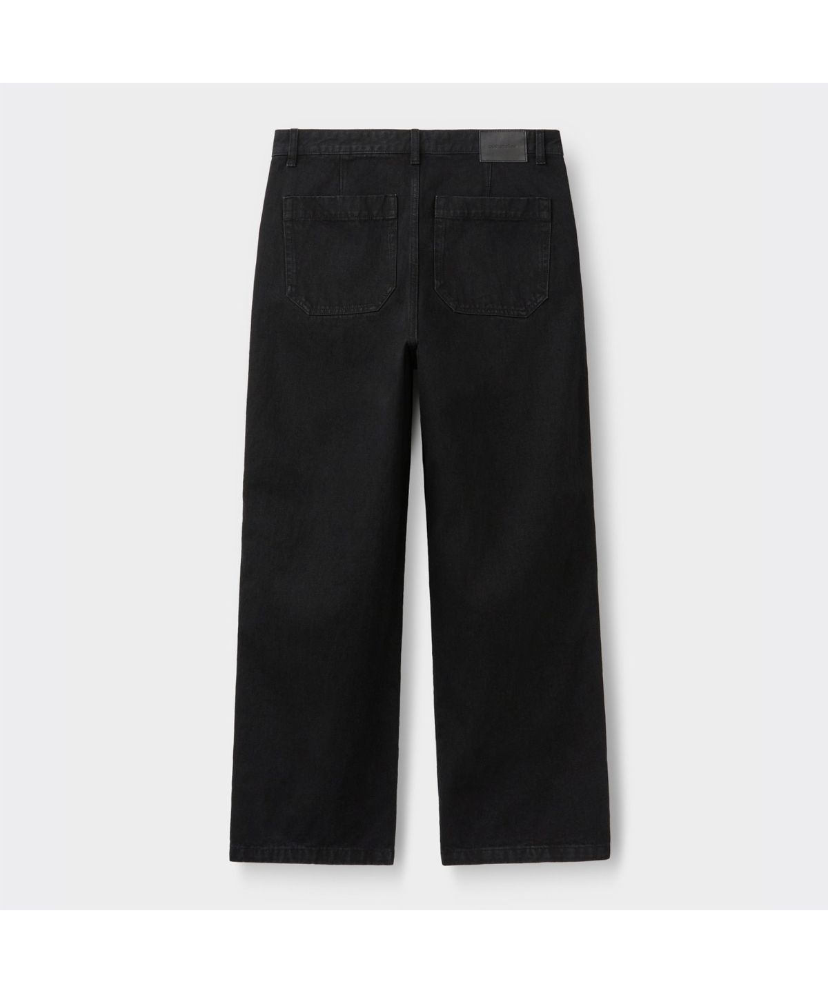 커스텀멜로우(CUSTOMELLOW) Black One Tuck Jeans CWPAM26390BKX