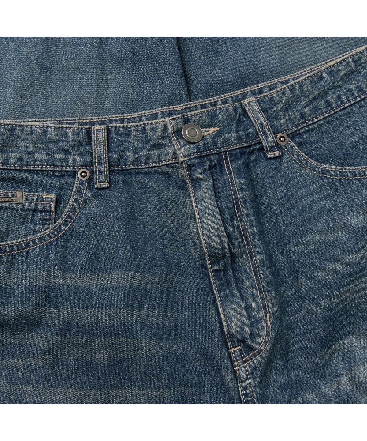 커스텀멜로우(CUSTOMELLOW) Blue Curved Jeans CWPAM26391BUX