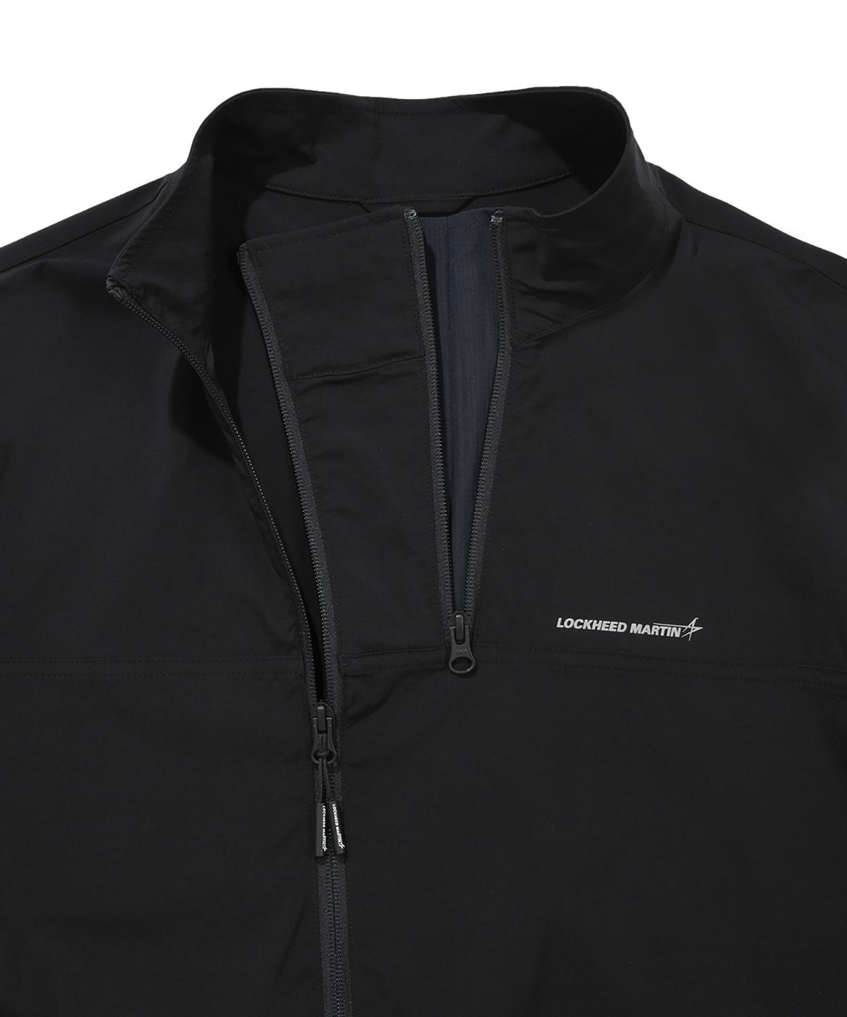 록히드마틴(LOCKHEED MARTIN) DIAGONAL ZIP WINDBREAKER (L41UJJ011BLK)