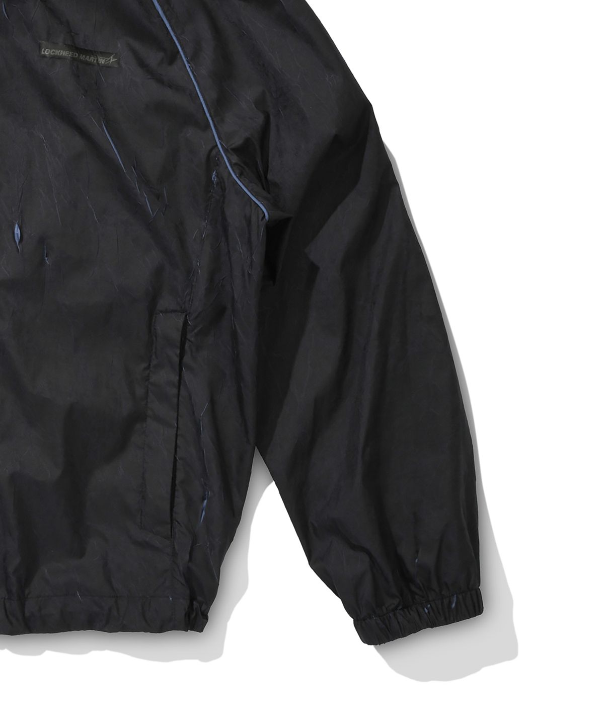 록히드마틴(LOCKHEED MARTIN) CREASE TWO-TONE WINDBREAKER (L41UJJ031BLK)