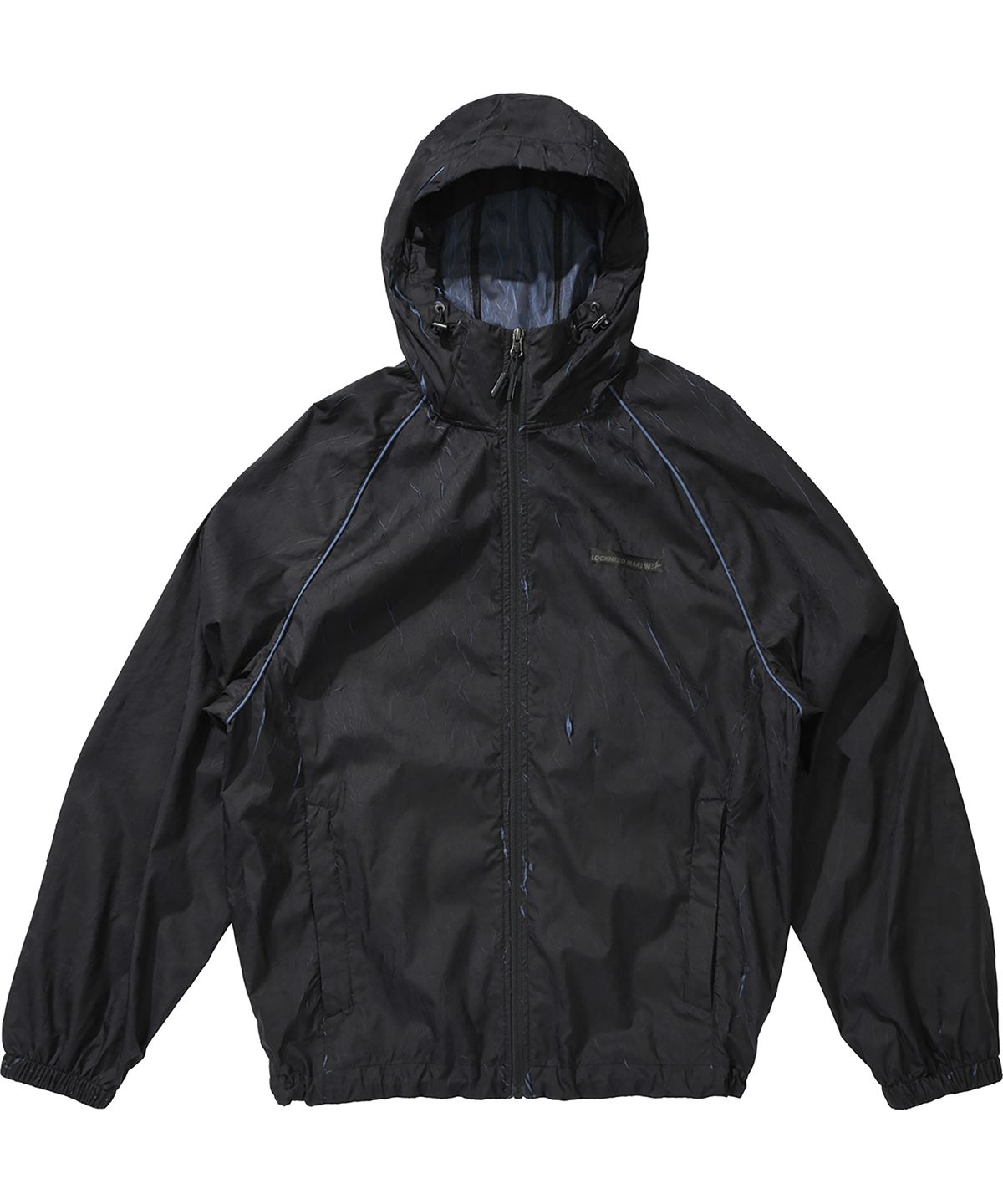 록히드마틴(LOCKHEED MARTIN) CREASE TWO-TONE WINDBREAKER (L41UJJ031BLK)