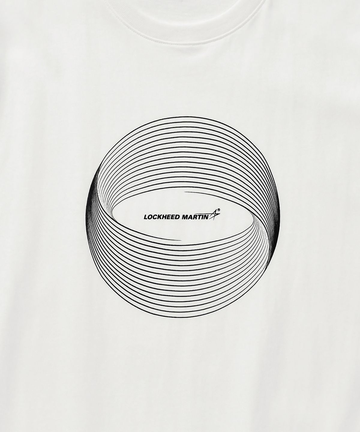 록히드마틴(LOCKHEED MARTIN) SPHERE GRAPHIC PRINTED TS (OFF WHITE)