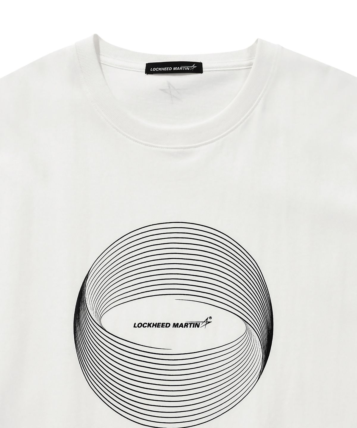 록히드마틴(LOCKHEED MARTIN) SPHERE GRAPHIC PRINTED TS (OFF WHITE)