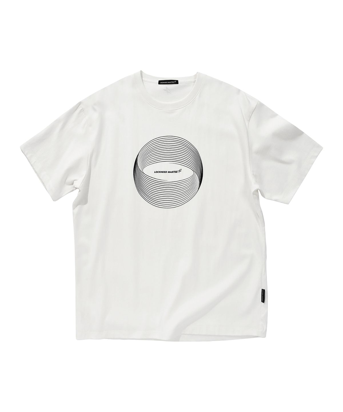 록히드마틴(LOCKHEED MARTIN) SPHERE GRAPHIC PRINTED TS (OFF WHITE)