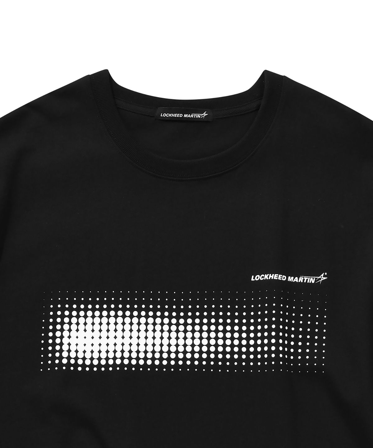 록히드마틴(LOCKHEED MARTIN) DOTS GRAPHIC PRINTED TS (L41UTS091BLK)