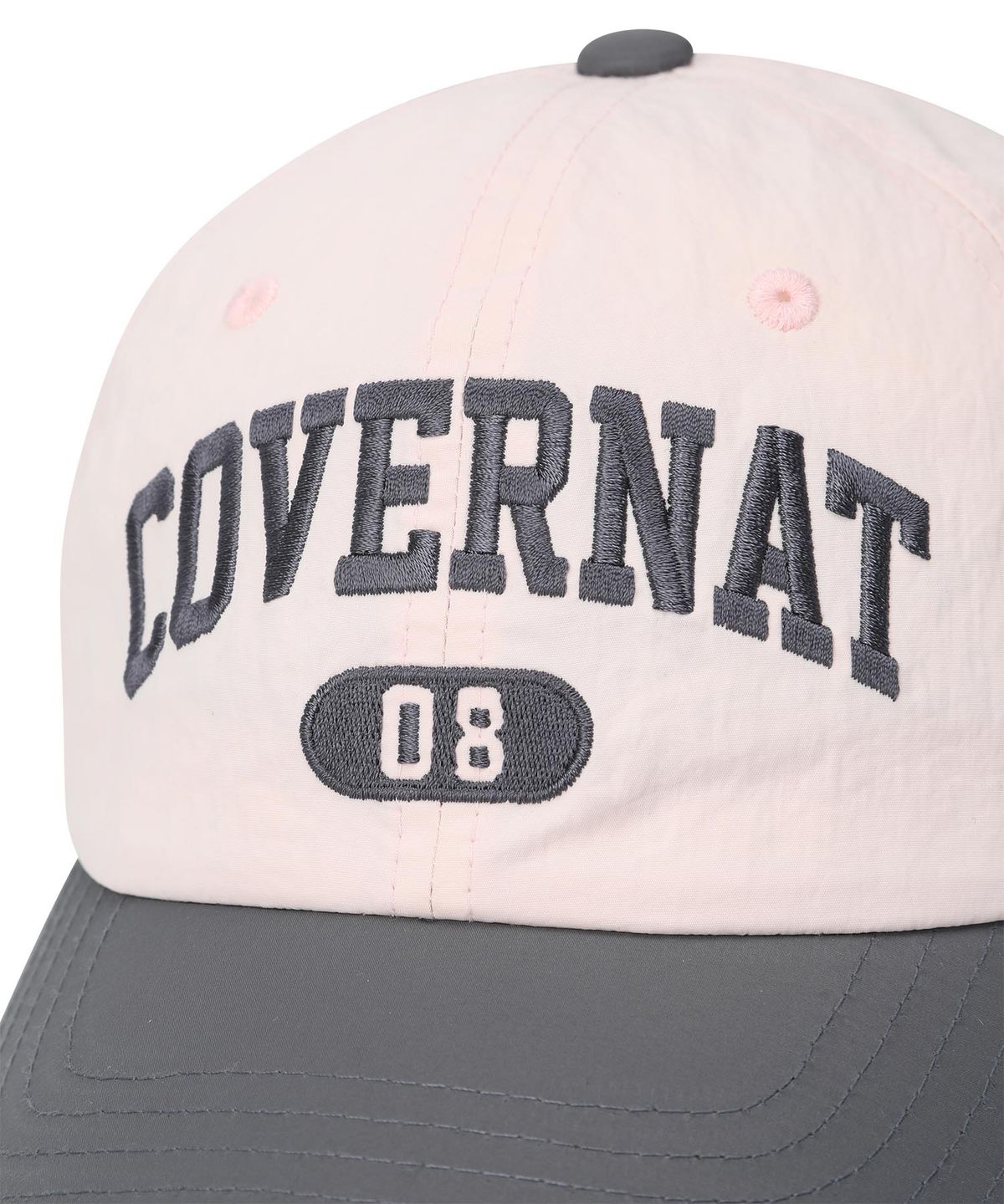 커버낫 키즈(COVERNAT KIDS) 아치로고 콤비 화섬 볼캡 핑크 CK2602CA05PI
