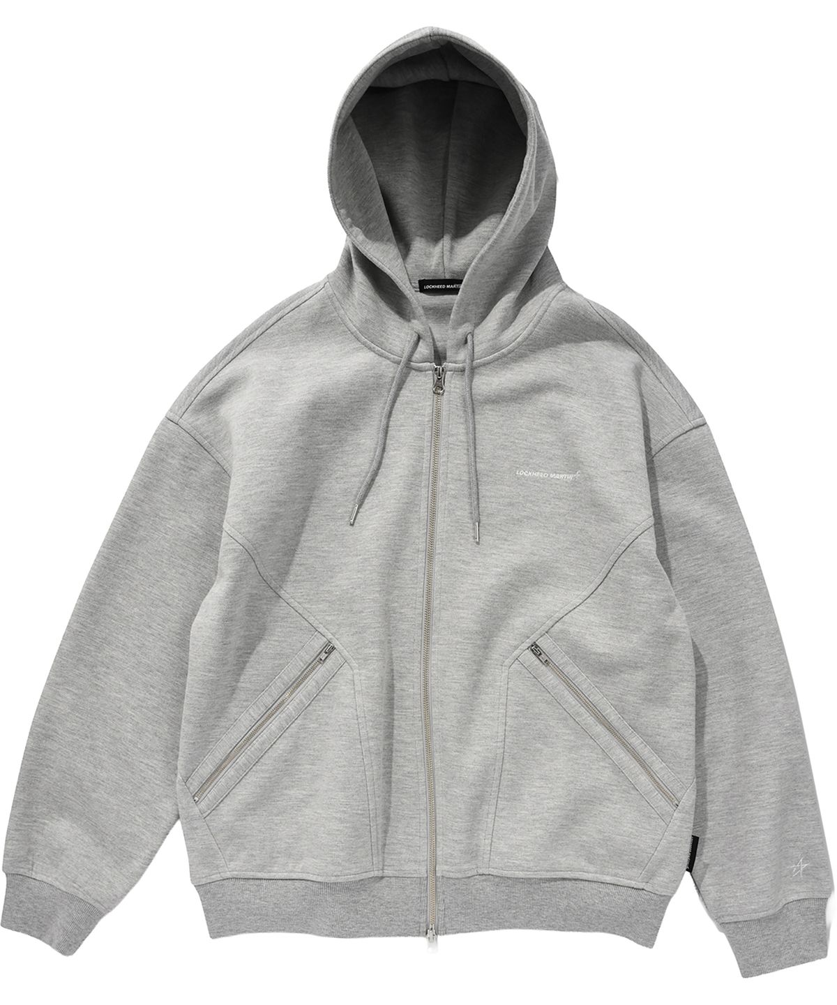 록히드마틴(LOCKHEED MARTIN) SLIT POCKET HOOD ZIP-UP (L41UTH011GRY)
