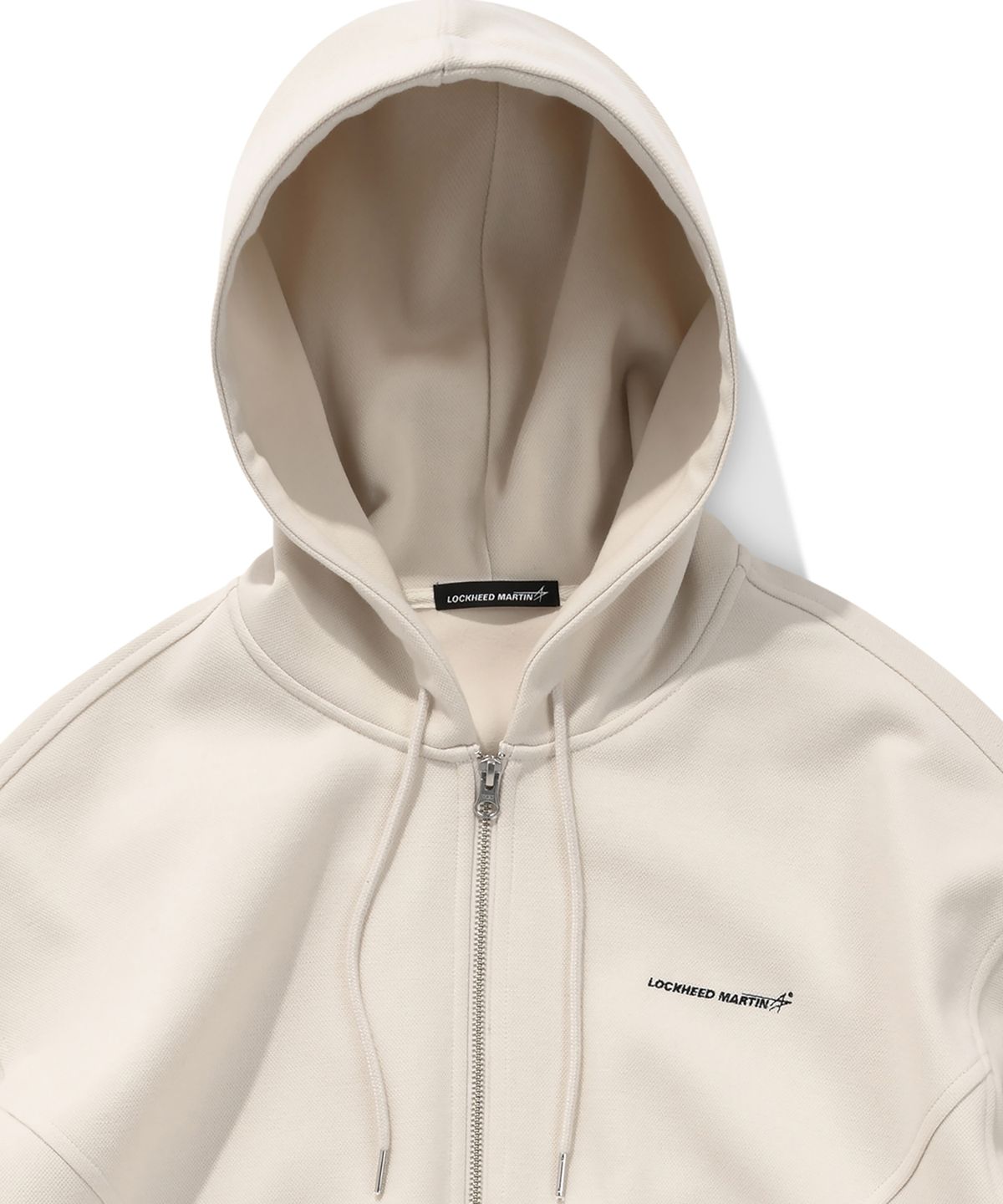 록히드마틴(LOCKHEED MARTIN) SLIT POCKET HOOD ZIP-UP (OATMEAL)