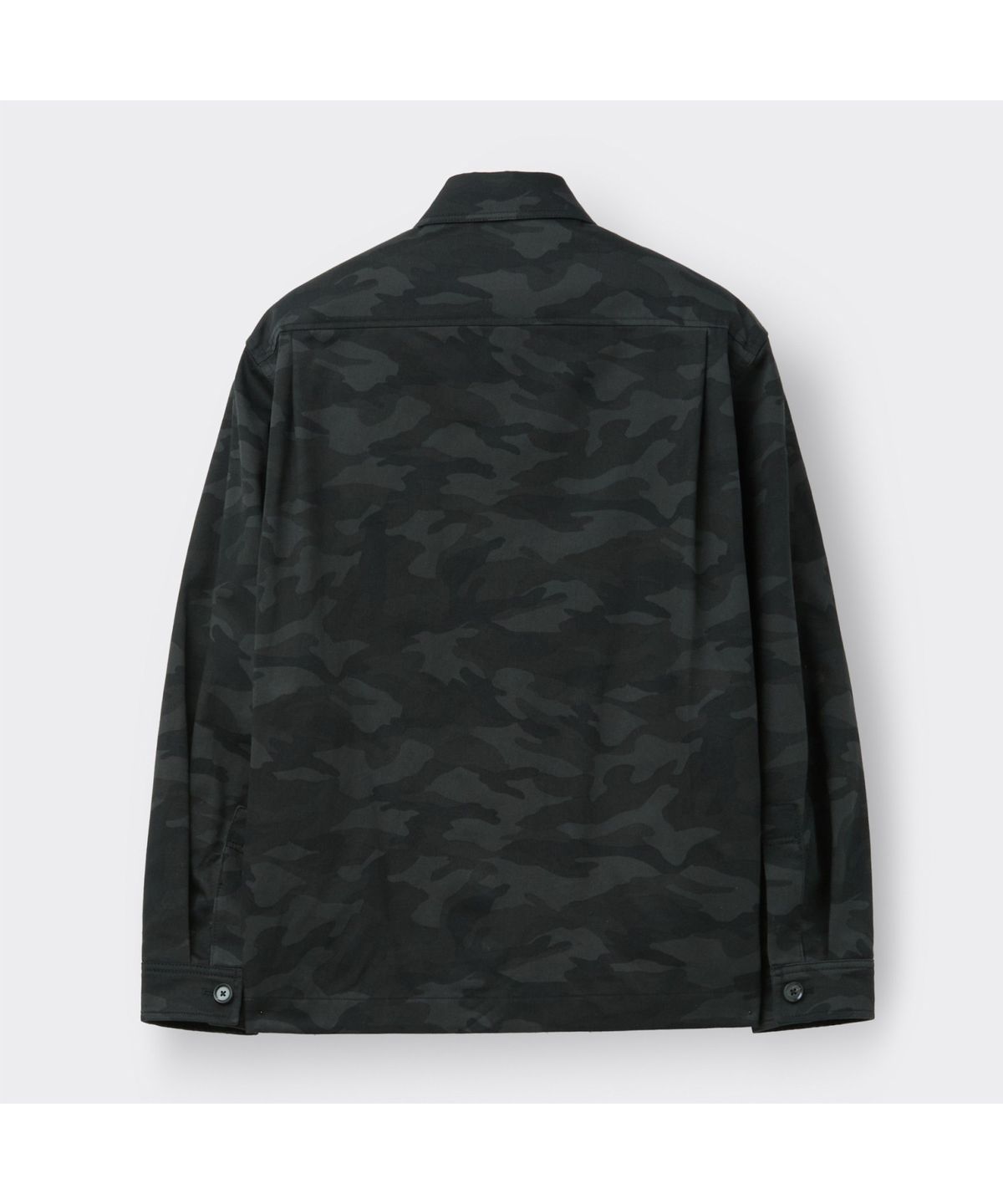 커스텀멜로우(CUSTOMELLOW) Dark Grey Camouflage Zip-Up Shirt CWSAM26123GYX