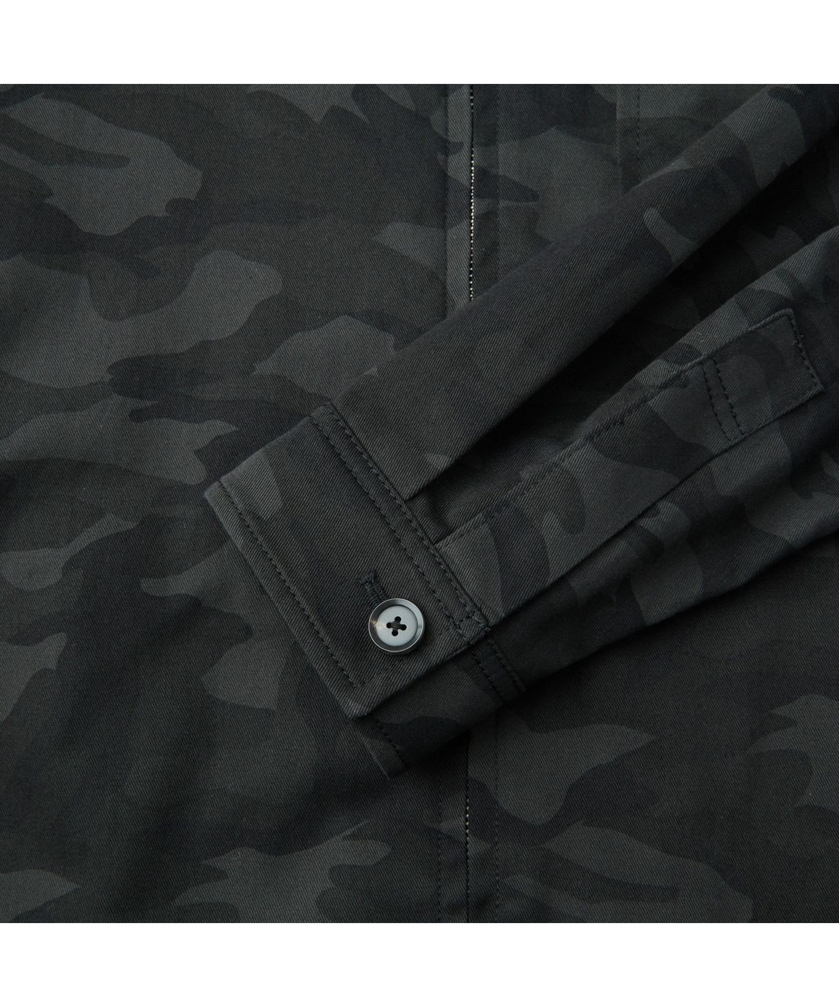 커스텀멜로우(CUSTOMELLOW) Dark Grey Camouflage Zip-Up Shirt CWSAM26123GYX
