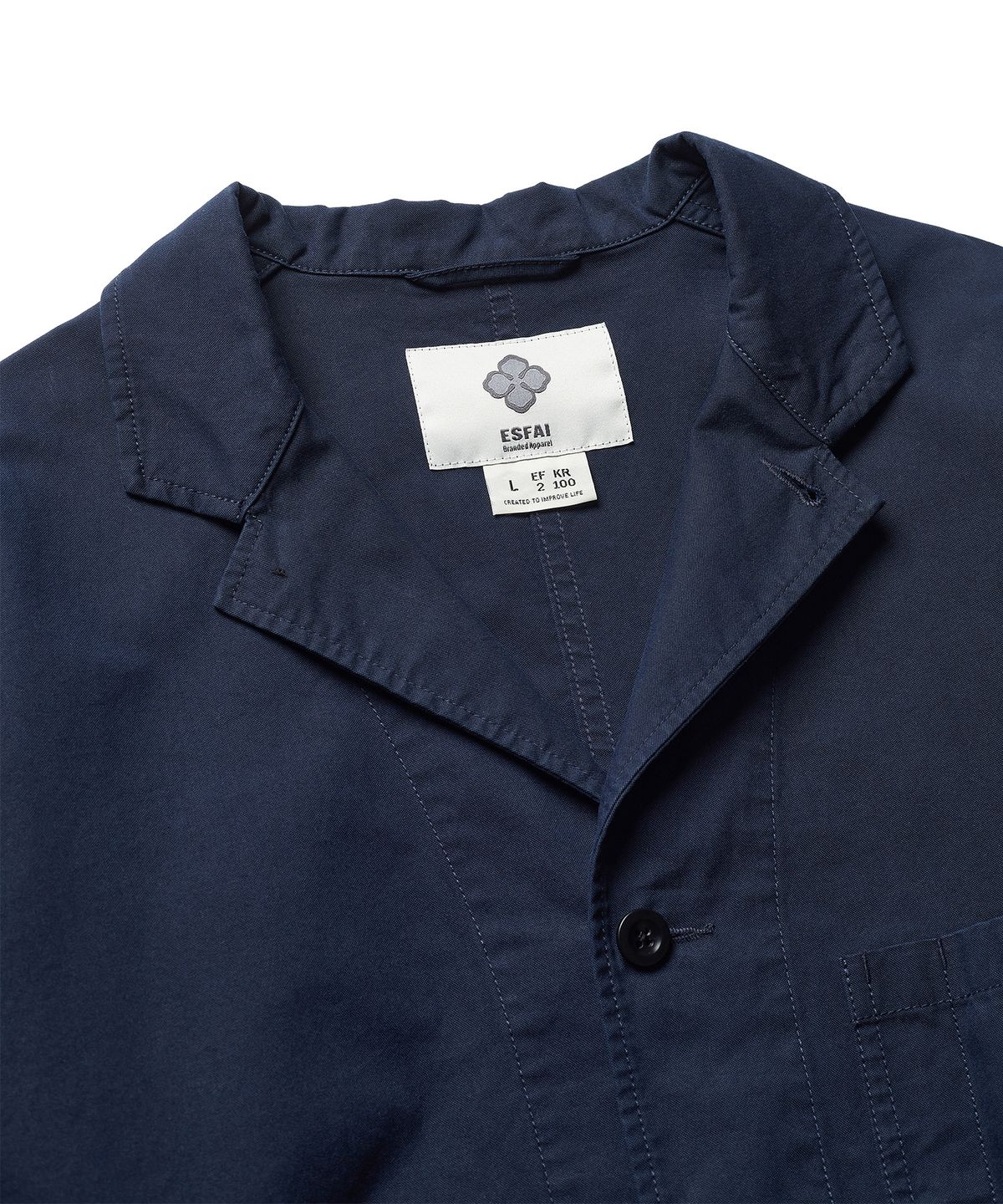 에스파이(ESFAI) REMAIN WORK JACKET (NAVY)