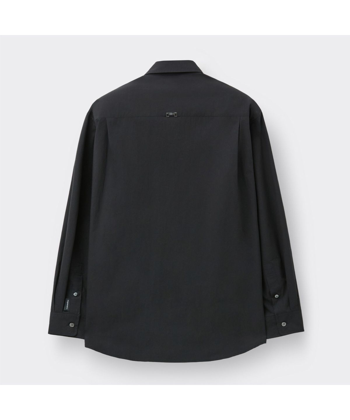 커스텀멜로우(CUSTOMELLOW) Black Regular Fit Pocket Detail Shirt CWSAM26221BKX