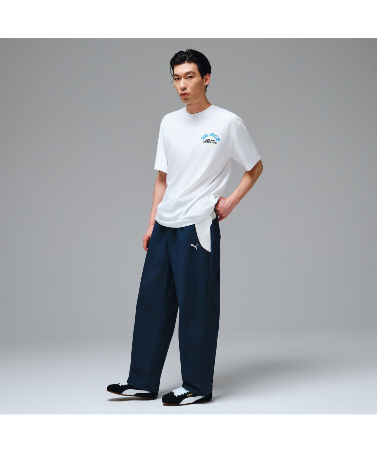 푸마(PUMA) 헤리티지 풋볼 우븐 칼라블럭 팬츠 HERITAGE FOOTBALL COLORBLOCK PANTS WV (63628214)