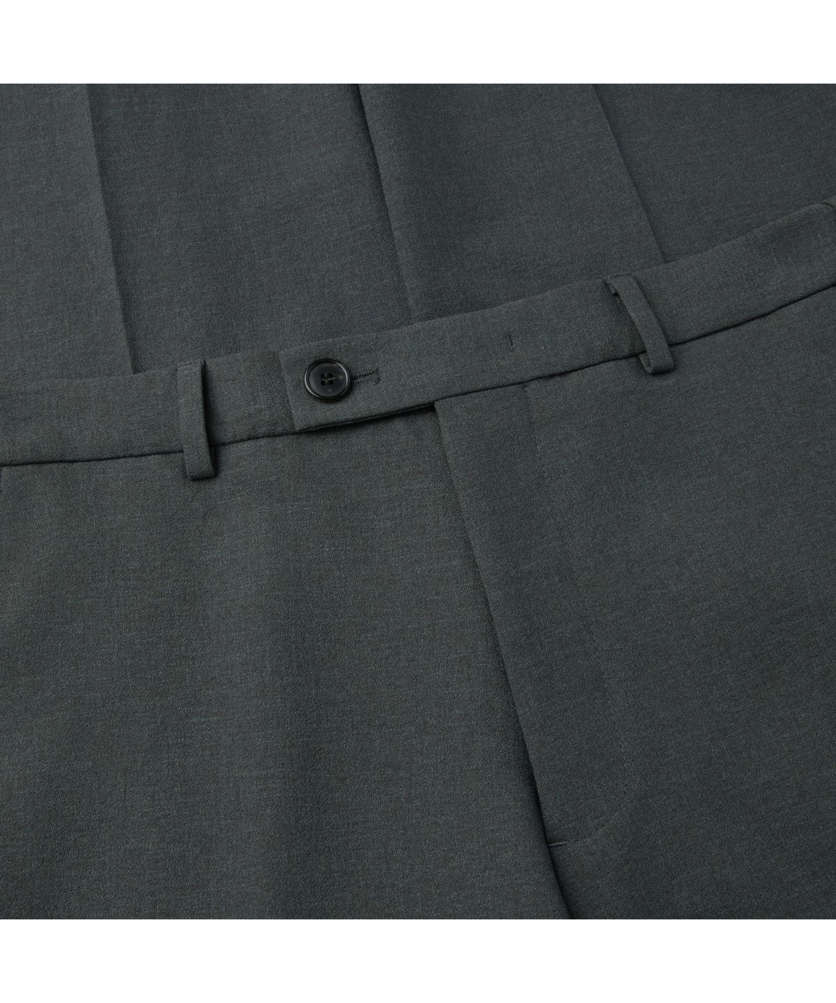 커스텀멜로우(CUSTOMELLOW) Grey Regular Fit Textured Setup Pants CWPAM26401GYD