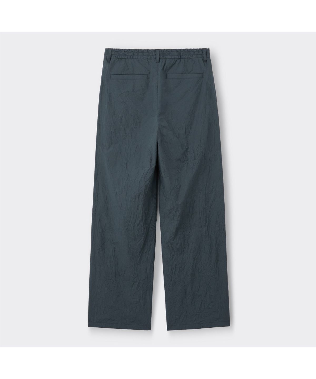 커스텀멜로우(CUSTOMELLOW) Grey Loose Fit Tucked Creased Pants CWPAM26431GYX