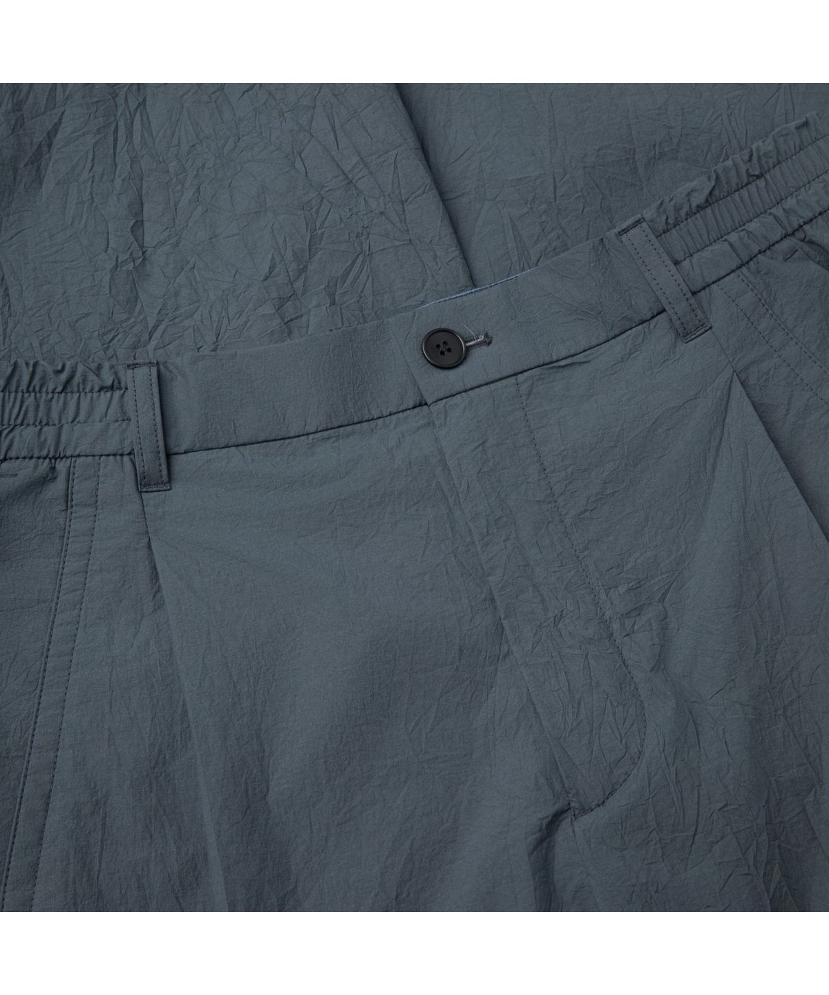 커스텀멜로우(CUSTOMELLOW) Grey Loose Fit Tucked Creased Pants CWPAM26431GYX