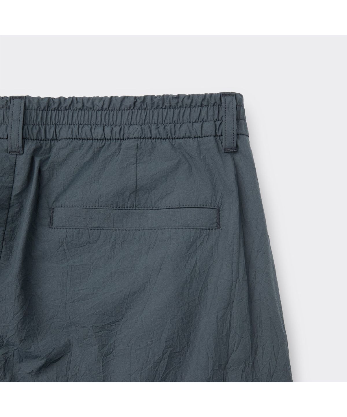 커스텀멜로우(CUSTOMELLOW) Grey Loose Fit Tucked Creased Pants CWPAM26431GYX