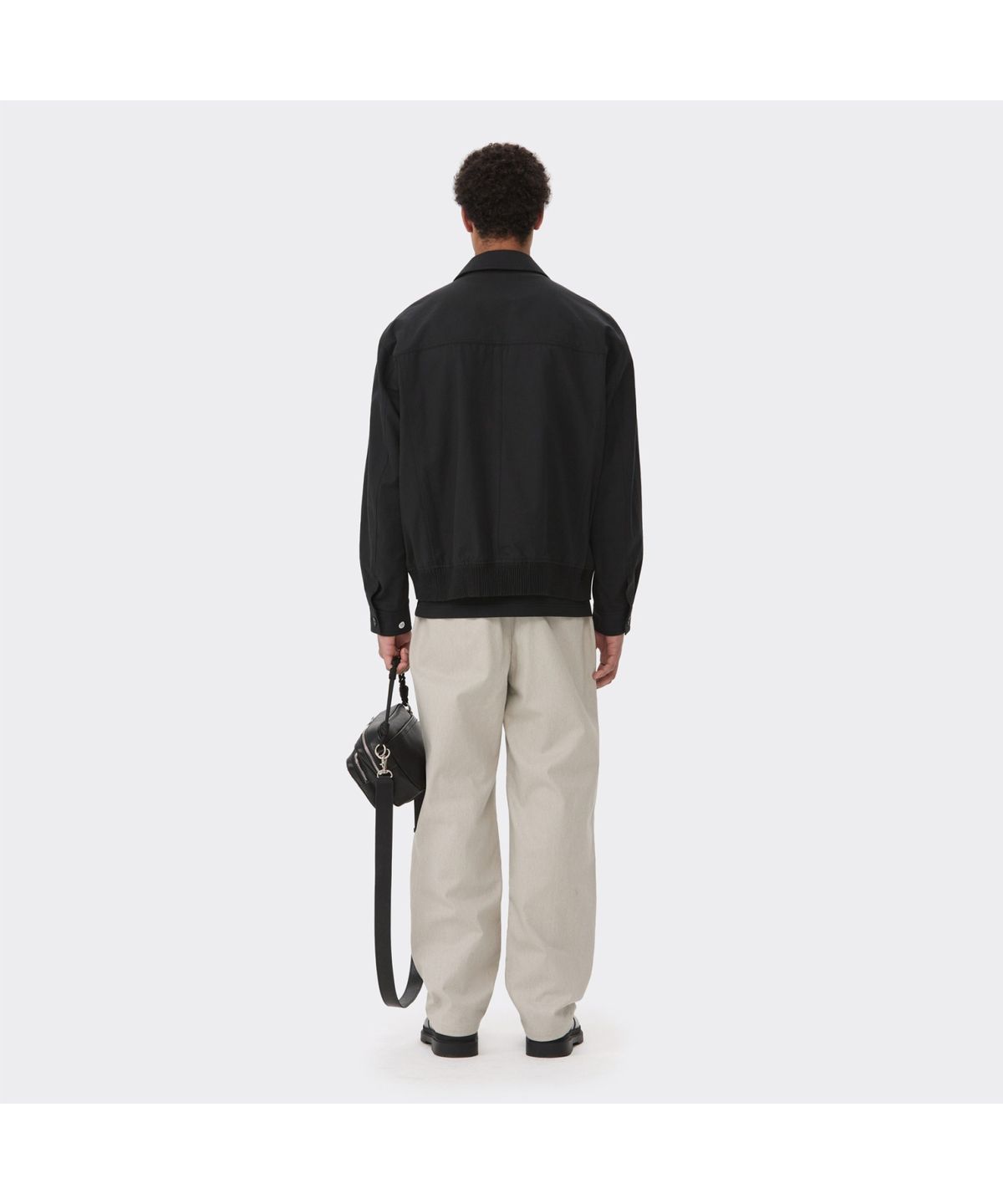 커스텀멜로우(CUSTOMELLOW) Grey Straight Fit Cotton Pants CWPAS26111GYL